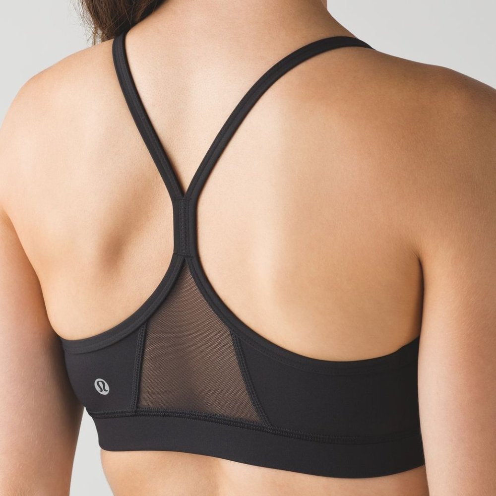 Lululemon Black Flow Y Bra XS